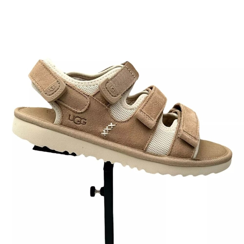 UGG Youth Girl's/Boy's GoldenCoast Slingback Sandal Size 4 Tan/Brown‎ Adjustable